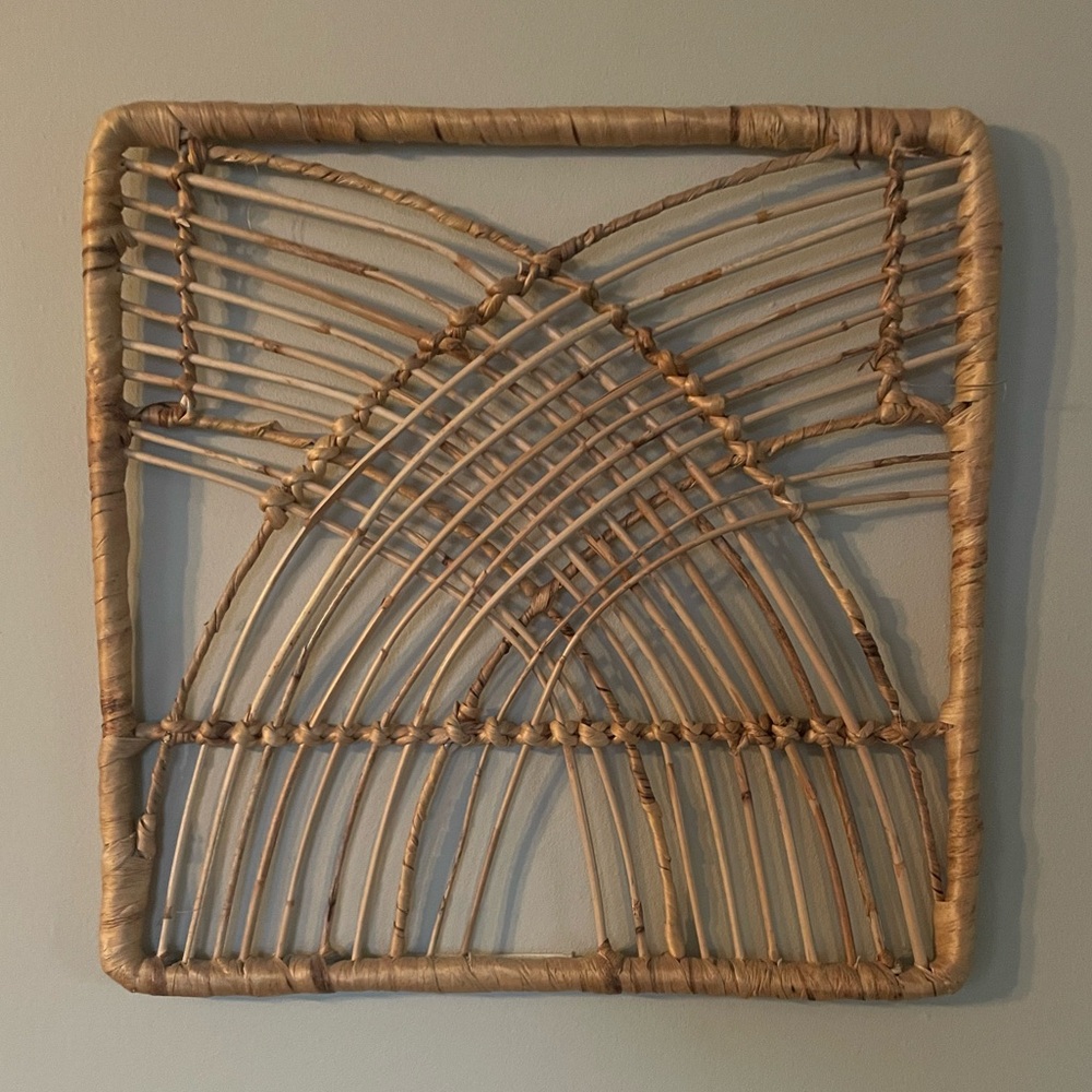 Target Threshold 4 Piece Rattan Wicker Wall Art Set - Picture 2 of 2